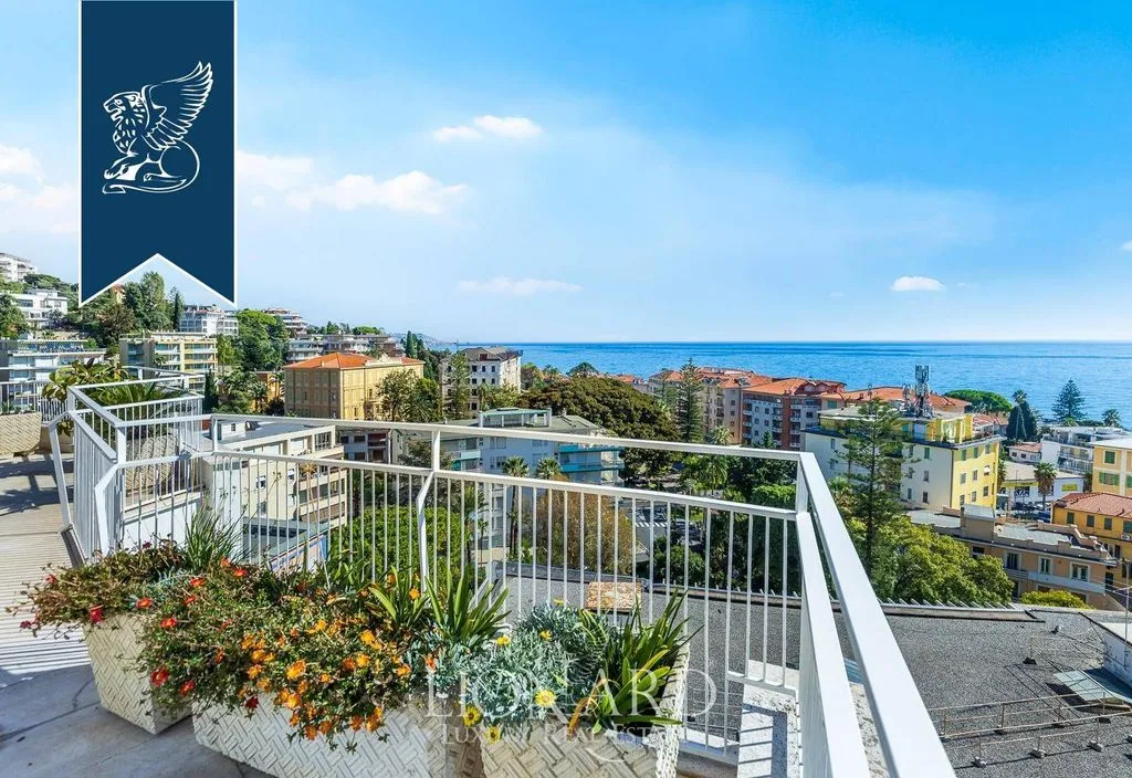 Balcony - Luxury Sea-Facing Penthouse in Sanremo