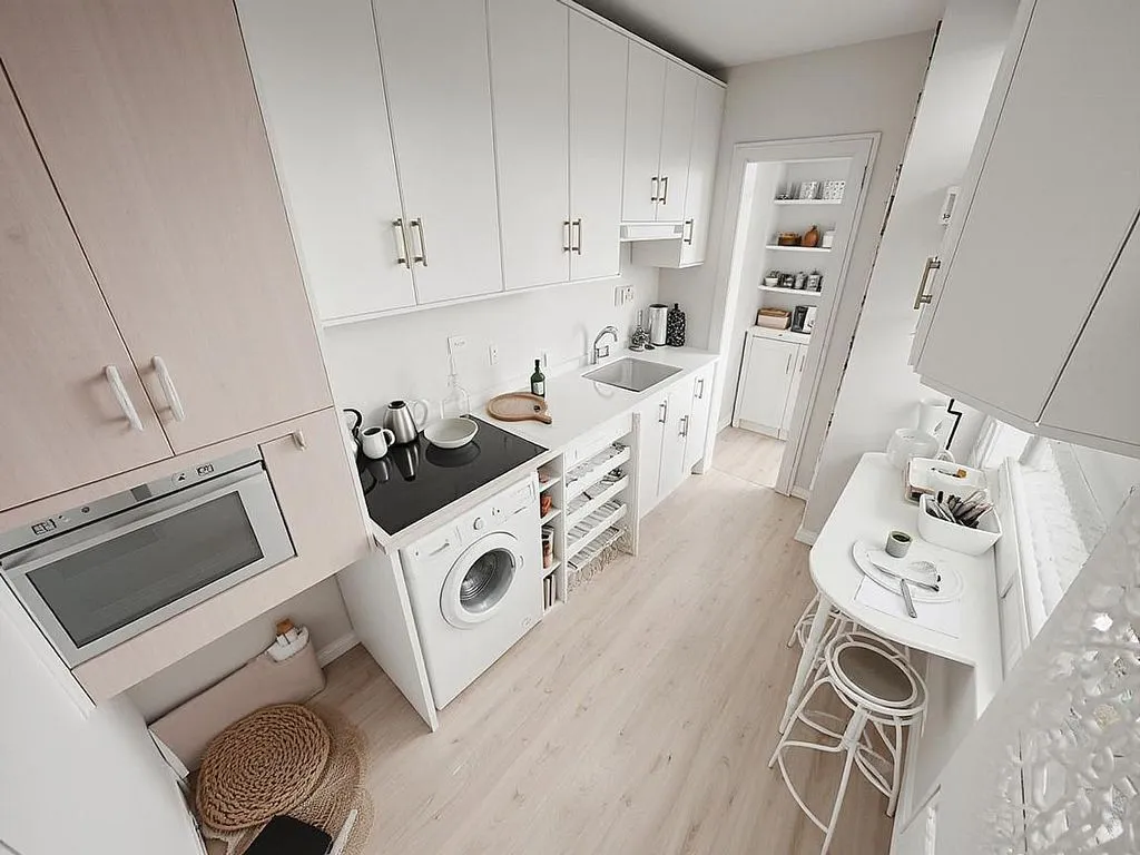 Köök - Apartment with Terrace in Sur-Este