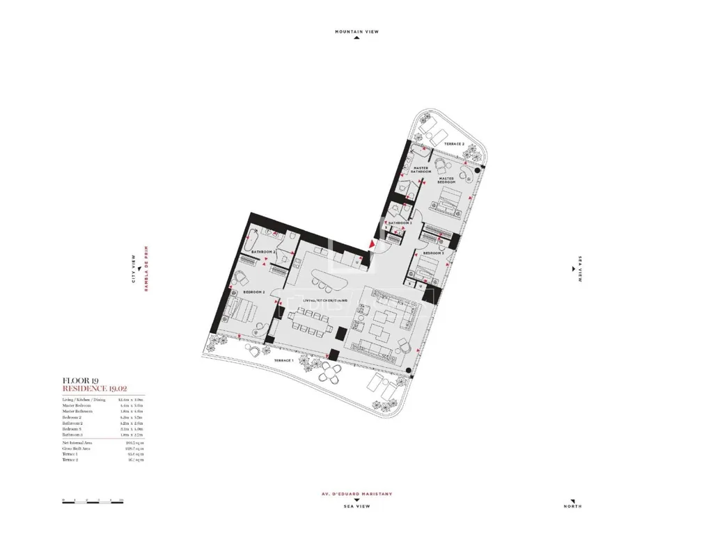Plaan - Luxury Flat with Rooftop Pool in Diagonal Mar, Barcelona