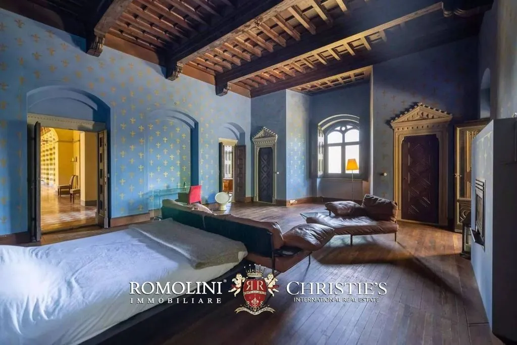 Chambres - Neo-Gothic Castle with Park in Reggello, Tuscany