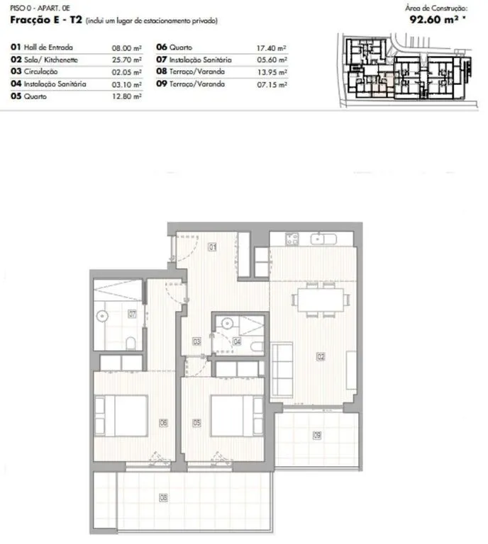 Plan - Luxury Flat with Pool in Lagos e Relva