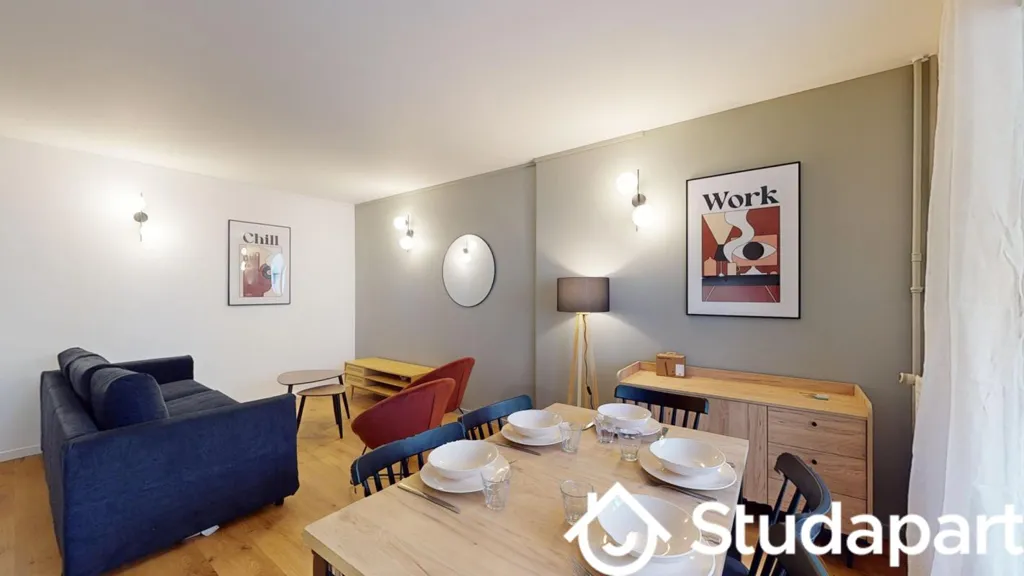 Dining Room - Room in 4-Bed Colocation with Tram Access in Asnières