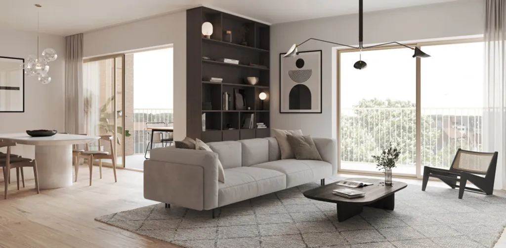 Séjour - Appartement avec Terrasse à Deinze