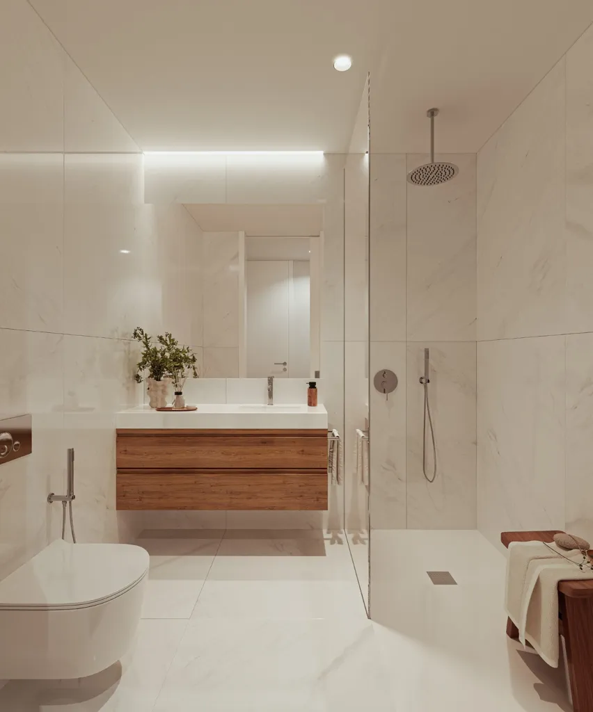 Baños - Two-Bedroom Apartment with Water View in Porto
