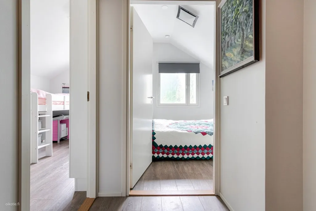 Bedrooms - Modernised Detached House with Sauna in Hämeenlinna