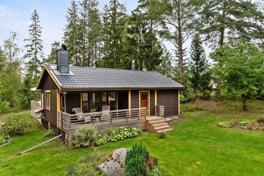 Vue aérienne - Renovated House with Terrace in Västanvik