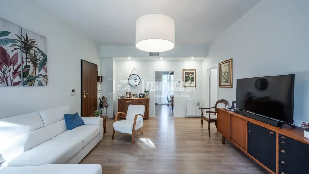 Living Room - Fully Rented Apartment with Balcony in Castenaso