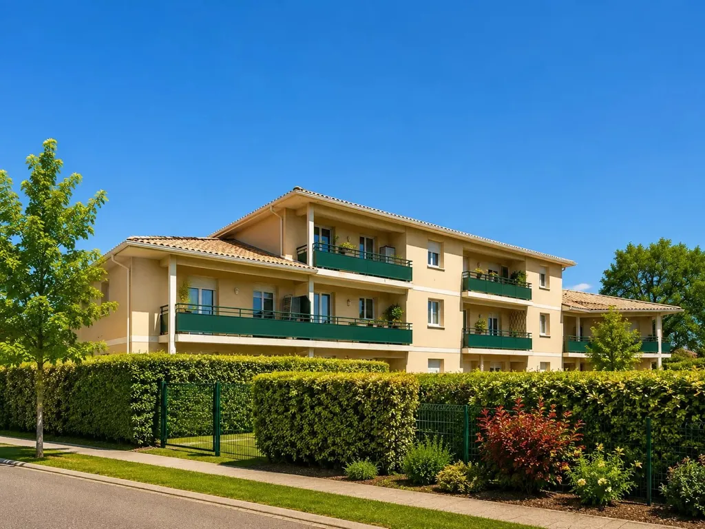 Extérieur - Appartement T3 en RDC avec Jardin au Barp