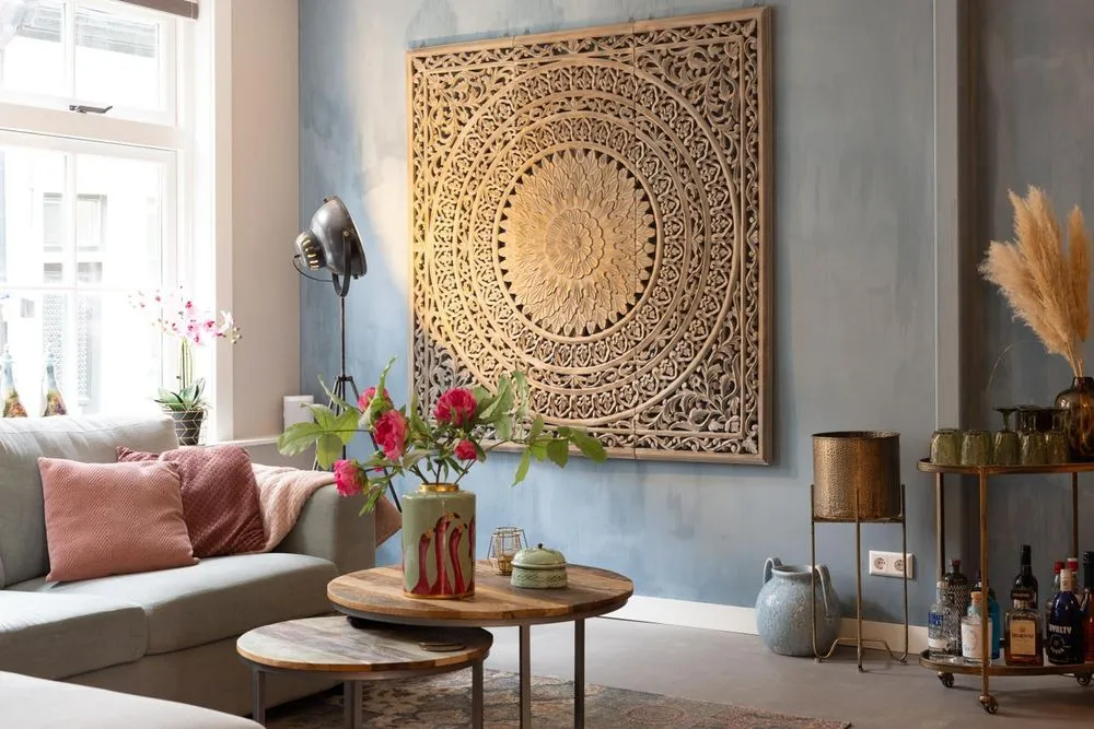 Living Room - Restored House with Courtyard in Haarlem's Historic District