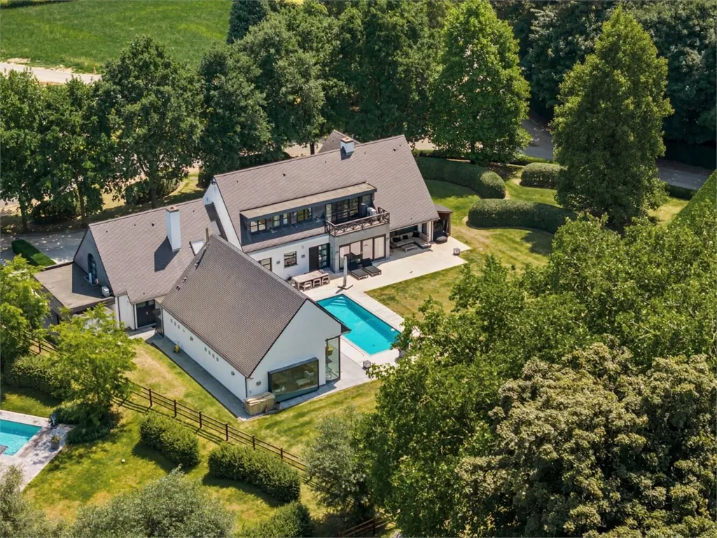 Vue aérienne - Luxueuse Villa dans le Domaine Privé ‘Vlieringenpark’