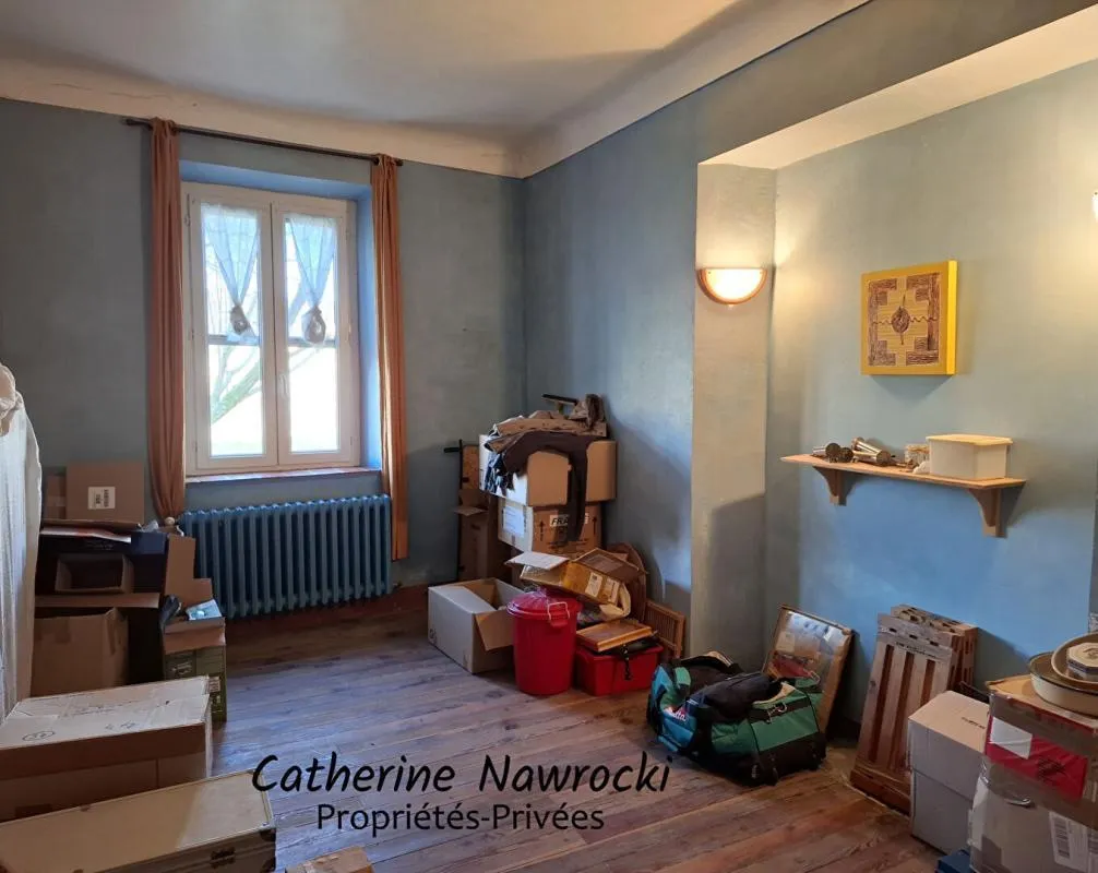 Living Room - Renovated Stone House with Two Entrances in Forcalquier