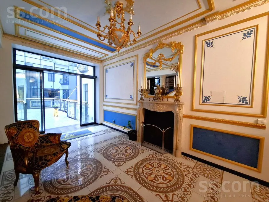 Entrée - Three-Bedroom Apartment with Sauna in Riga Centre