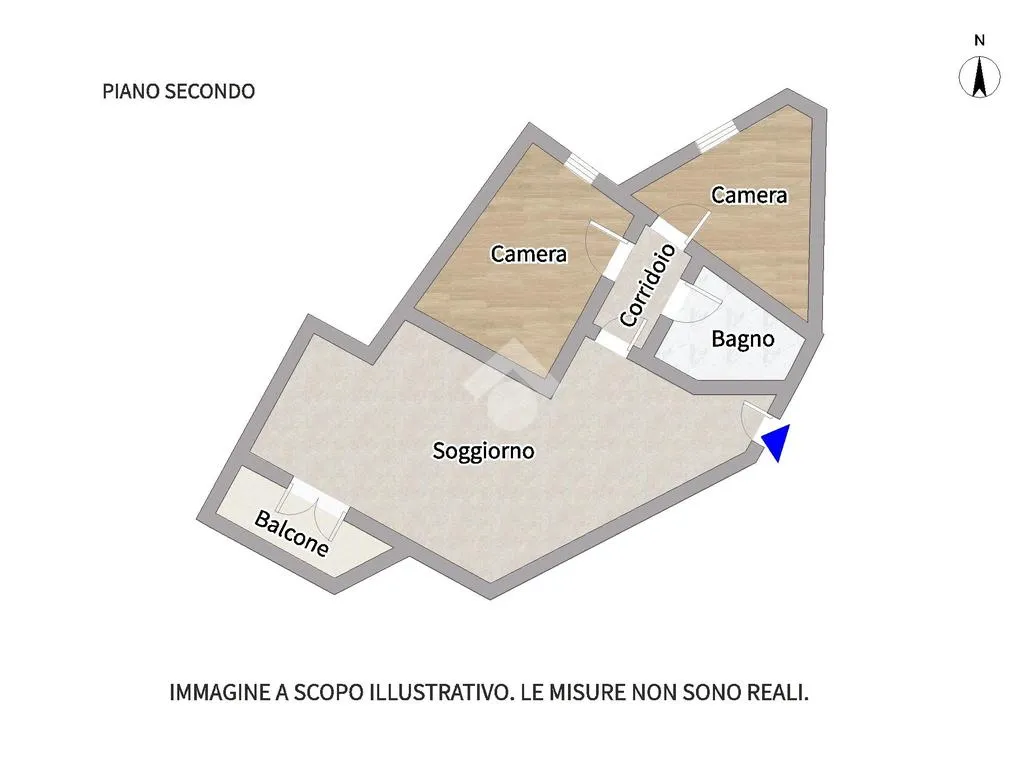 Planimetria - Panoramic 3-Bedroom Apartment in Tortoreto
