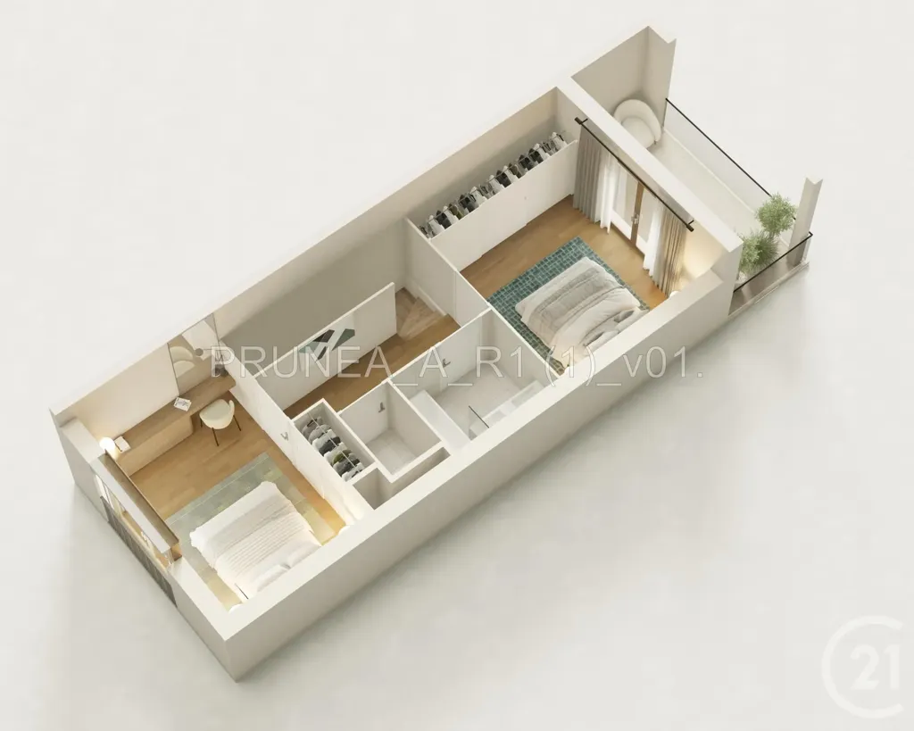 Plan - Villa Neuve T3 avec Garage au Grau-d'Agde