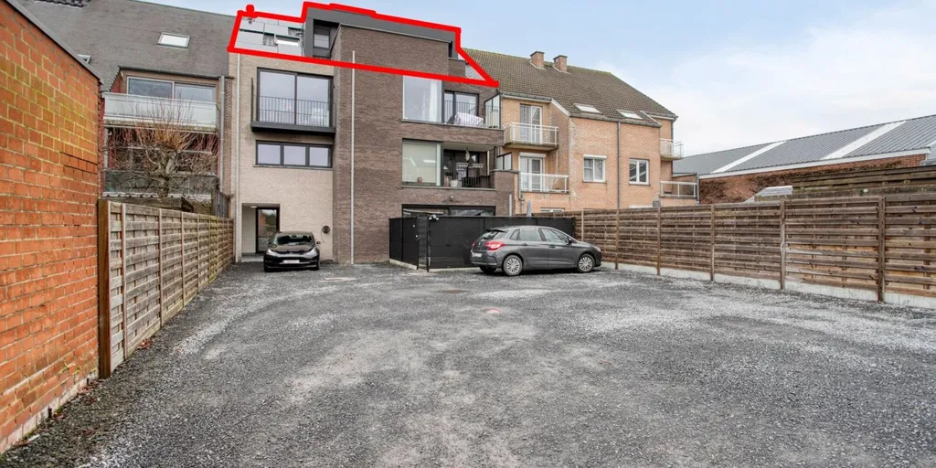 Extérieur - Appartement Moderne avec Terrasse à Kortemark