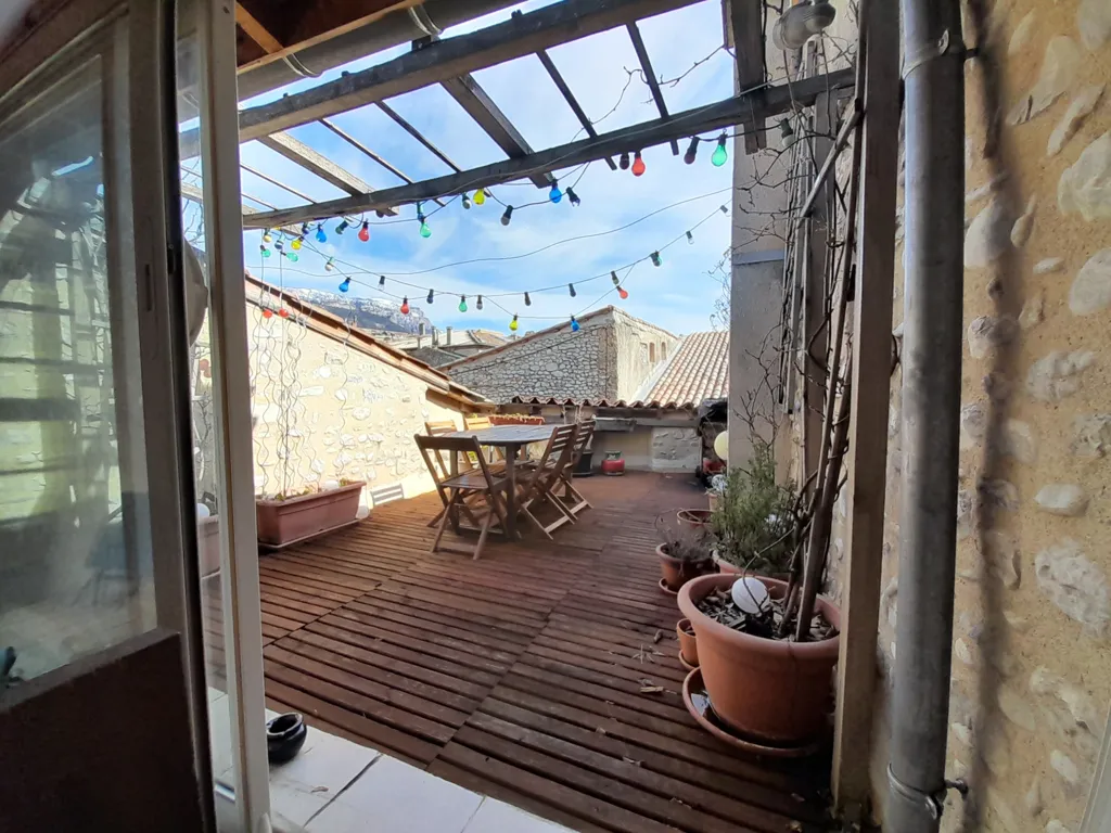 Terrasse - Maison de 7 Pièces avec Terrasse Panoramique à Die