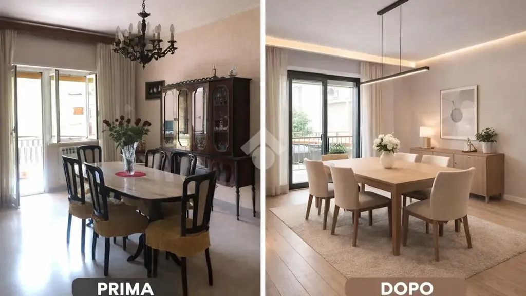 Söögituba - Spacious Apartment with Balcony in Marino