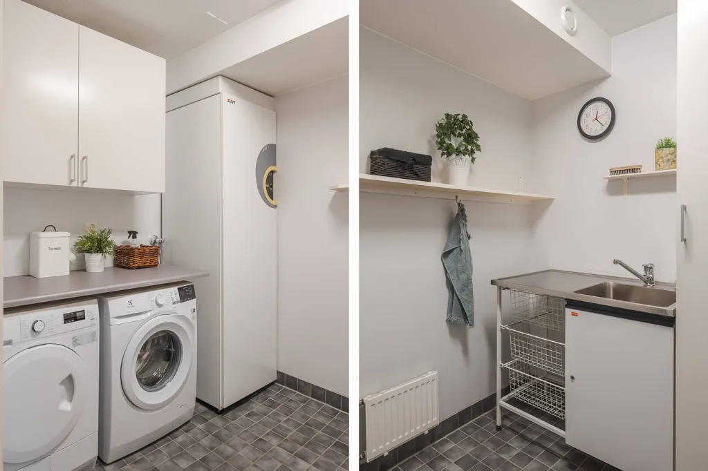 Buanderie - Co-op Apartment with Balcony in Billingstad