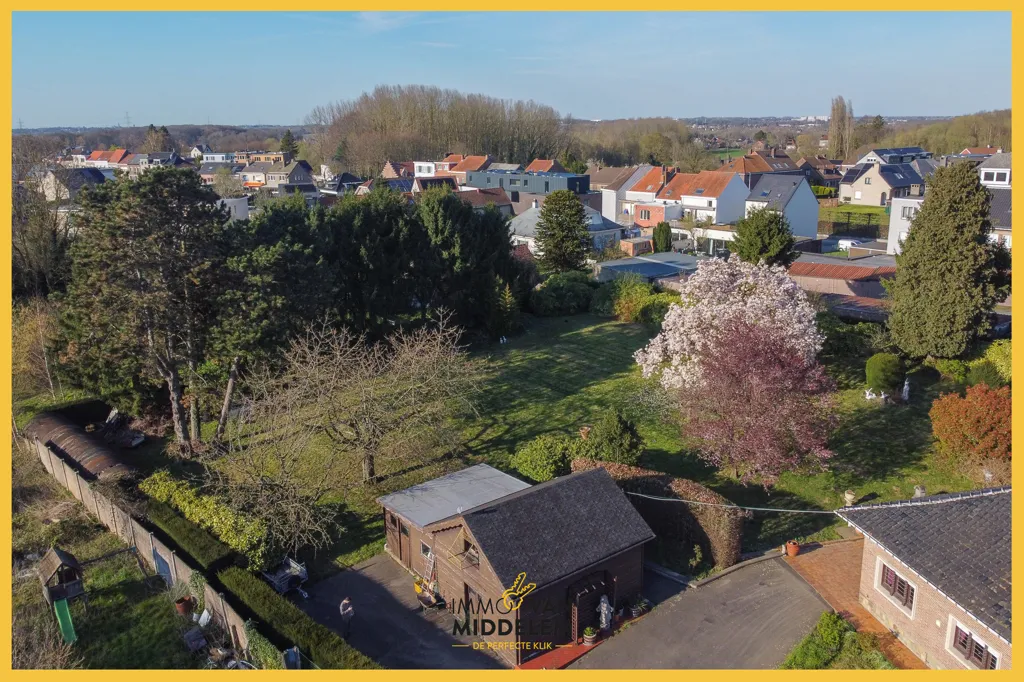 Vue aérienne - Villa avec Jardin et Terrasse sur Grand Parc à Bruxelles