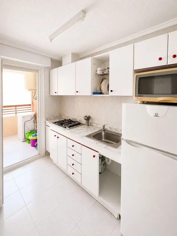 Köök - Apartment with Pool and Terrace in El Molino
