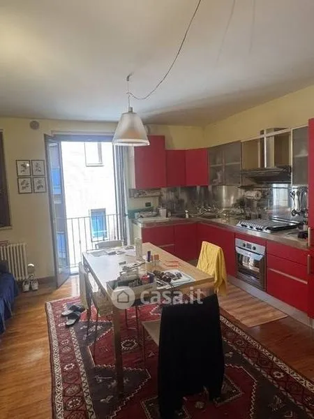 Dining Room - Two-Level Flat with Sea View in Grottammare
