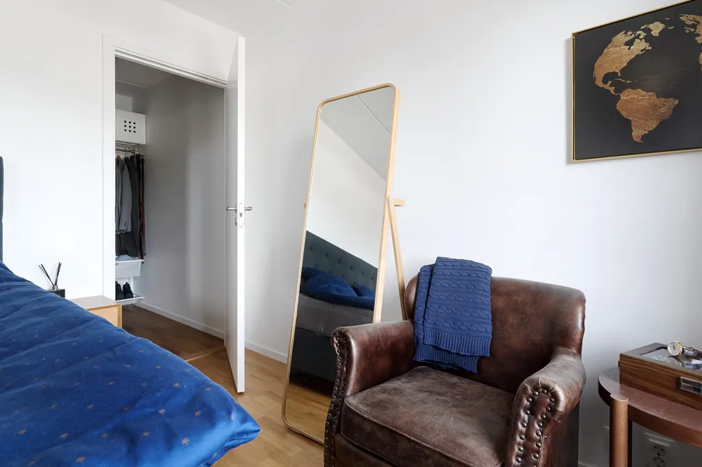 Bedrooms - Modern Flat with Panoramic View in Partille