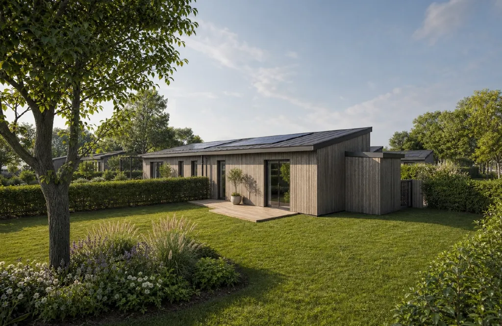 Contemporary Ecohouses in Bletterans