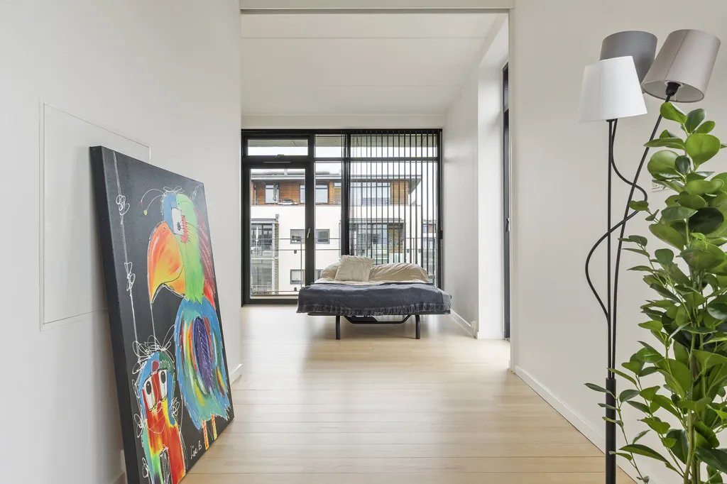 Ingresso - 3-Bed Apartment with Balconies in Søborg