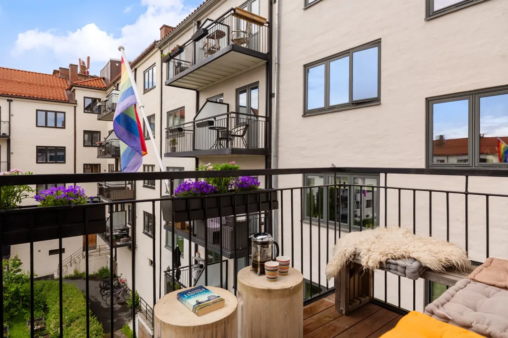 Balcon - Loft Apartment with Balcony in Rodeløkka