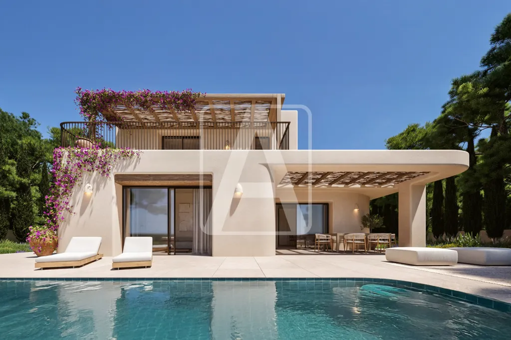 Piscine - Ibiza-Style Villa with Sea View in Javea