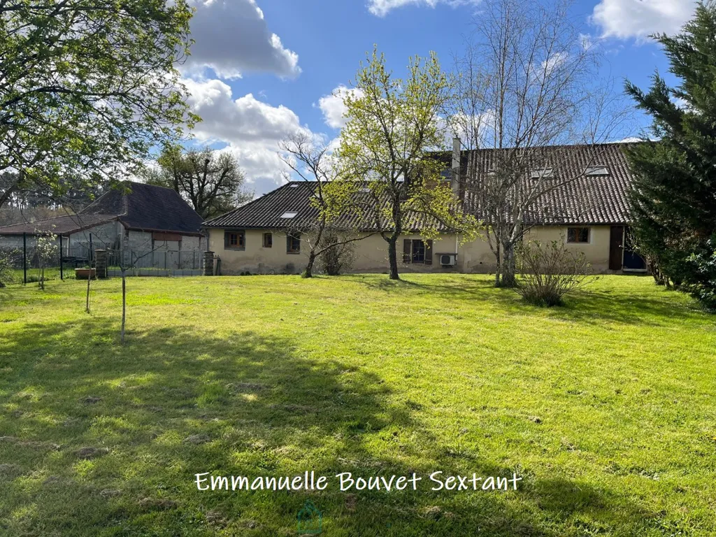 Jardin - Maison Périgourdine avec Gîte à Convertir près de Bergerac