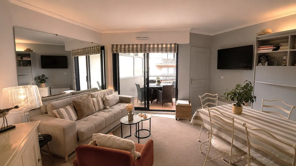 Séjour - Appartement avec Vue Mer à Pornichet