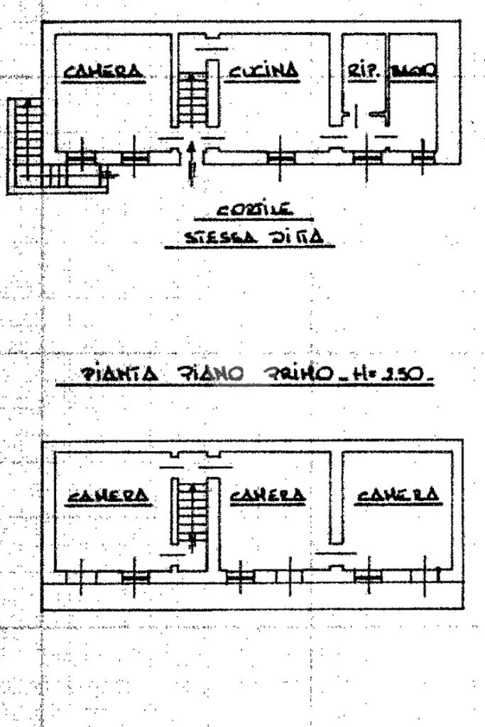 Plan - Semi-Detached House with Panoramic View in Sommariva Perno