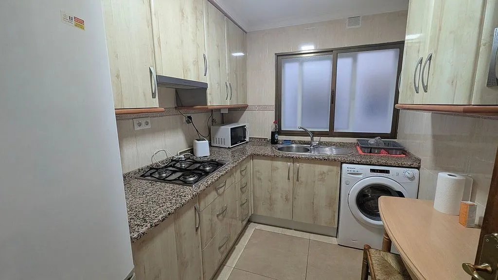 Cuisine - Furnished Flat with Balcony in Puertollano Centre