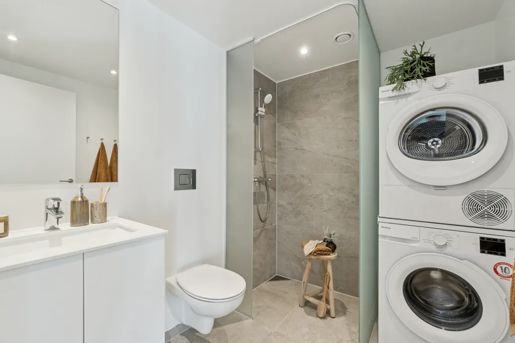 Salles de bain - Apartment with Balcony in Rødovre