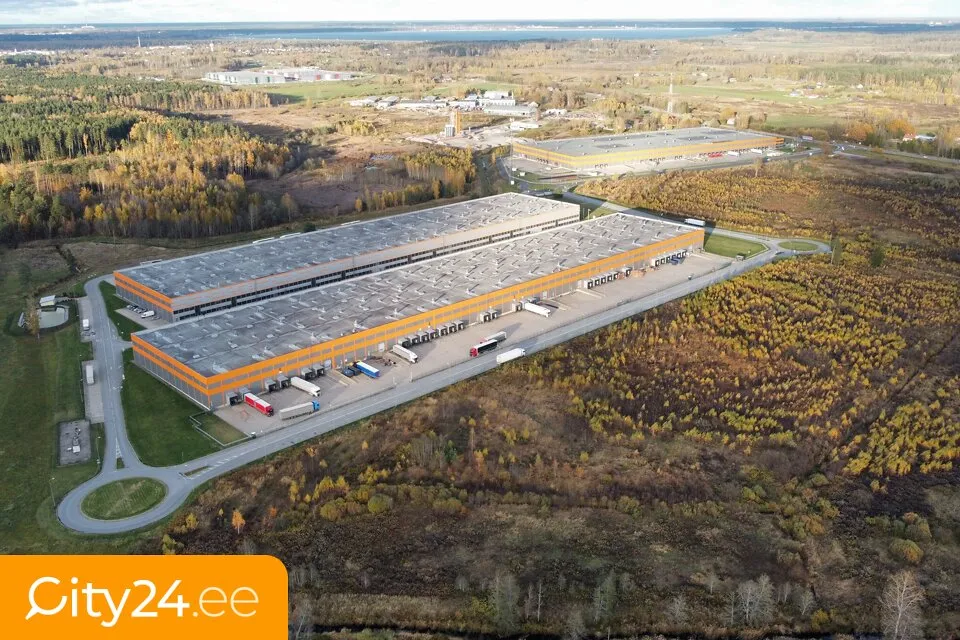 Õhuvaade - Modernised Warehouse with Office Space in Ķekava