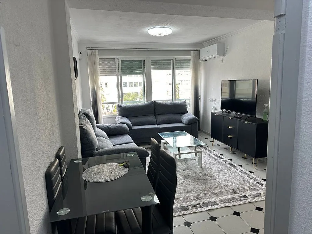 Séjour - Apartment with Terrace in Nou Alacant