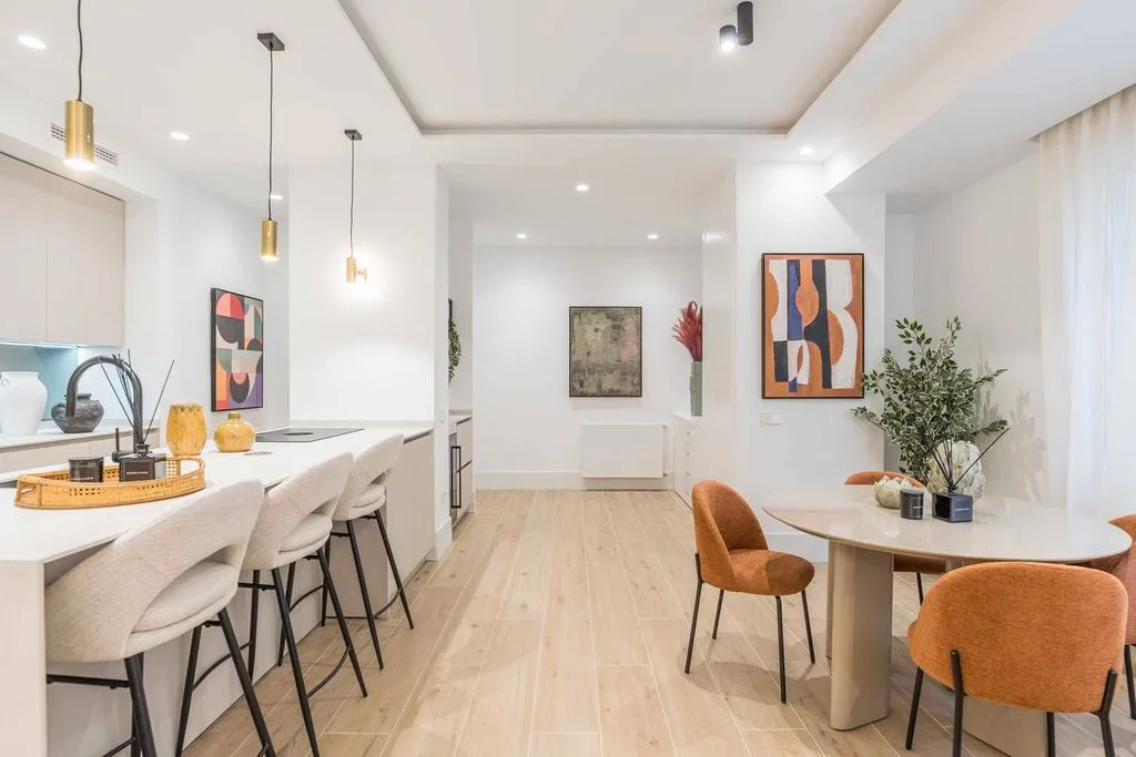 Cuisine - Renovated Flat with City View in Madrid