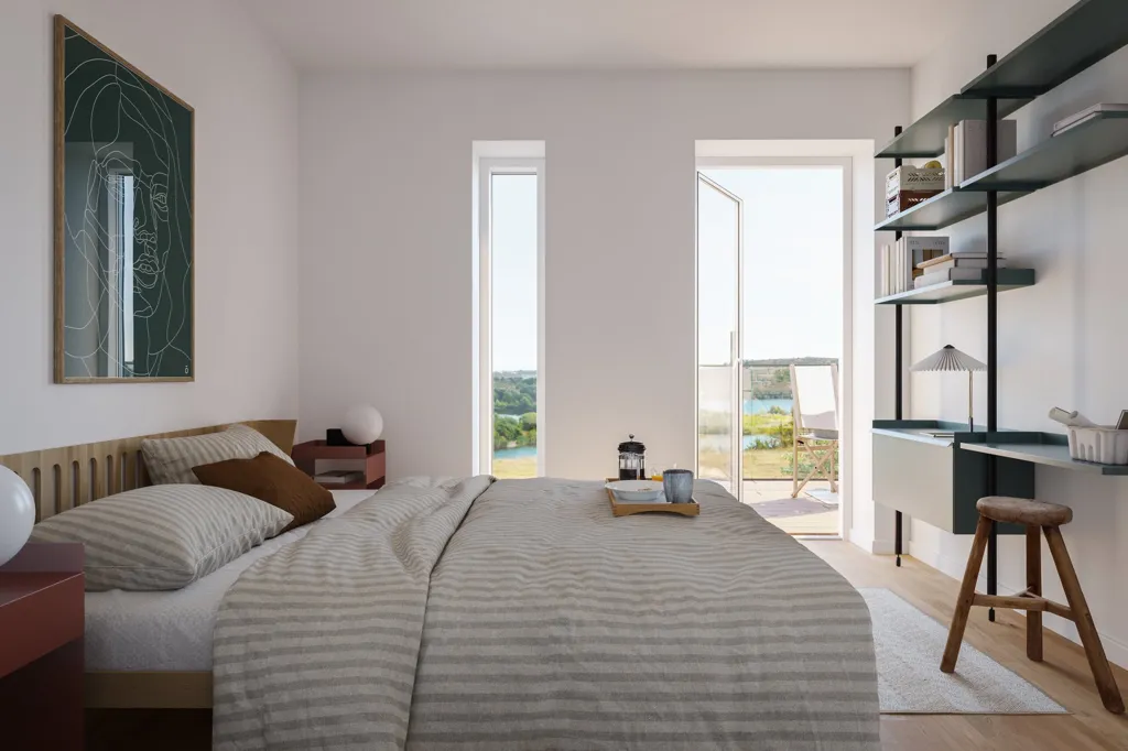 Chambres - Five-Bedroom Apartment in Lynge