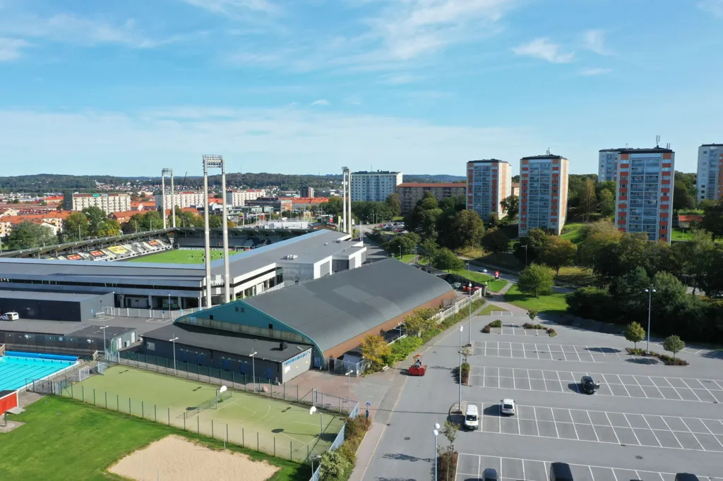 Õhuvaade - Apartment with Large Balcony in Centrala Hisingen