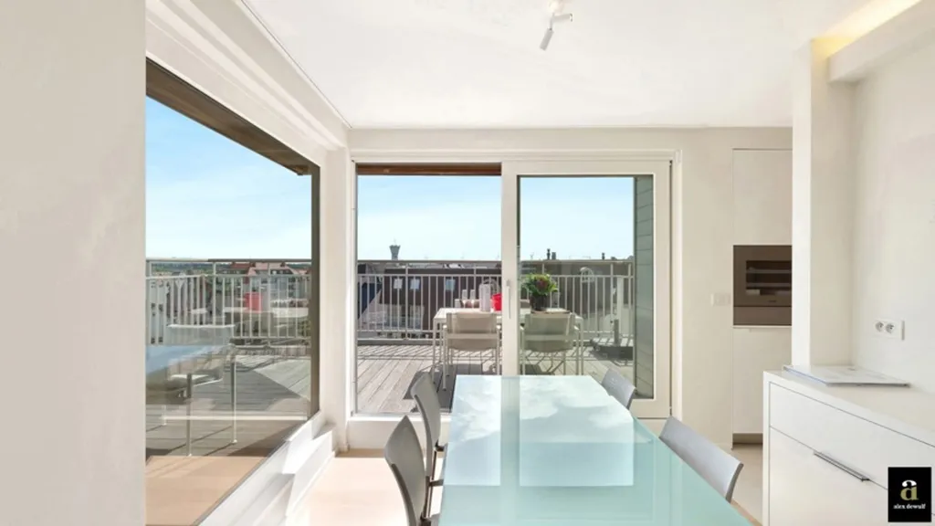 Balcon - Penthouse Ensoleillé avec Terrasses à Knokke
