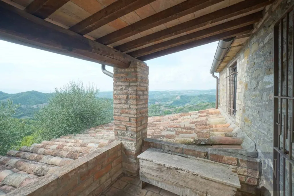 Terrasse - Country House with Pool in Pietralunga, Umbria