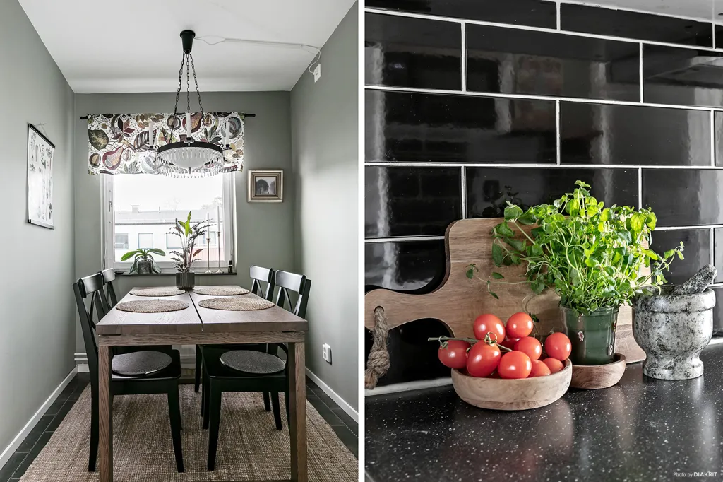 Sala da pranzo - Renovated Flat with Garden in Västerhaninge