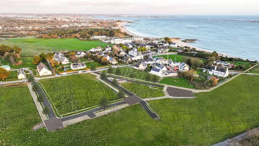 Vista aerea - Sunny Plot with Sea View in Ploemeur