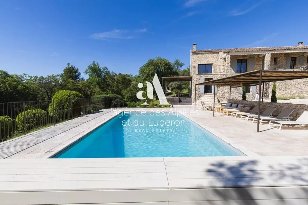 Piscina - Dry-Stone House with Pool in Gordes