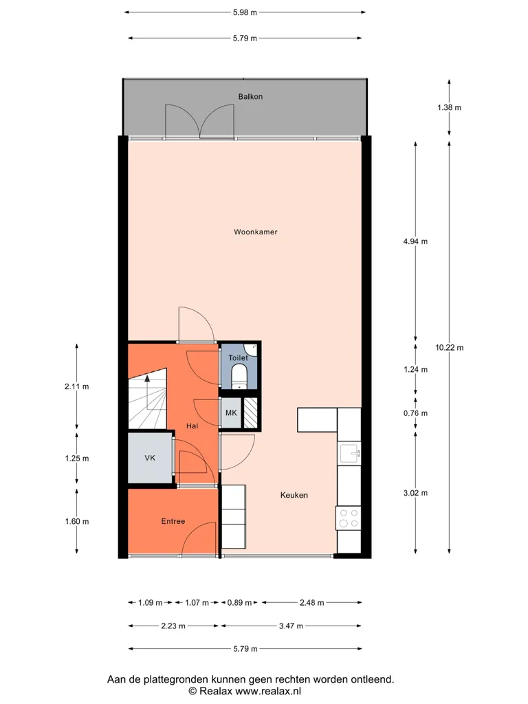 Planimetria - Maisonnette with Sea View in Scheveningen
