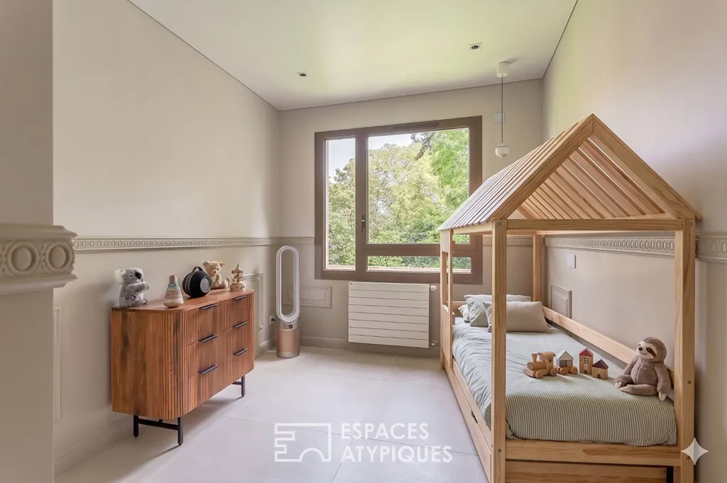 Chambres - Appartement de Luxe avec Terrasse à Écully