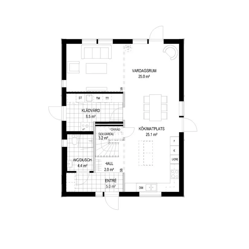 Plan - Plot with Sea Proximity in Nyköping