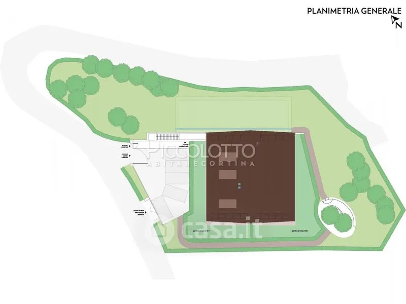 Floor Plan - New Apartment with Panoramic Terrace in Cortina d'Ampezzo