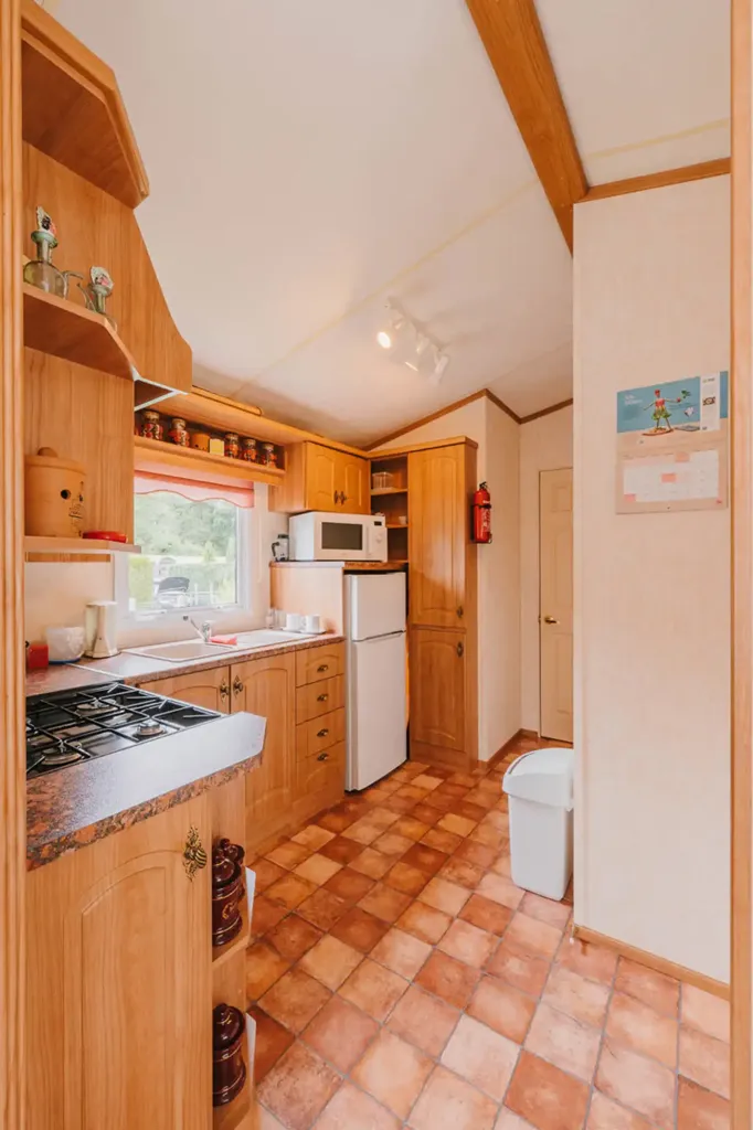 Cucina - Stacaravan with Garden in Tremelo Baal
